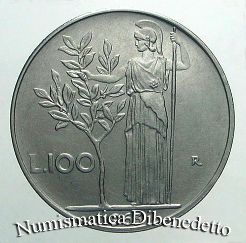 Repubblica 100 lire - dal, 1955