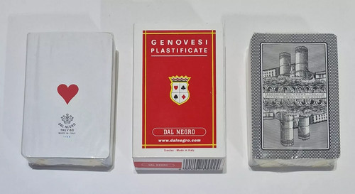 Carte genovesi plastificate - genovesi,