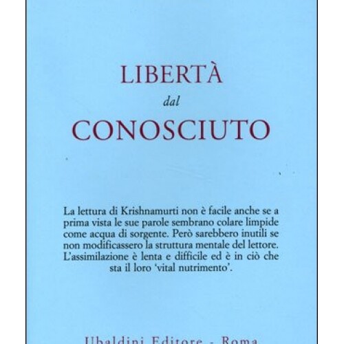 Libro liberta dal conosciuto - liberta',